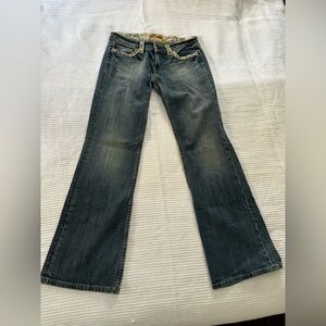 Women's Miss Me Low Rise Blue Jeans